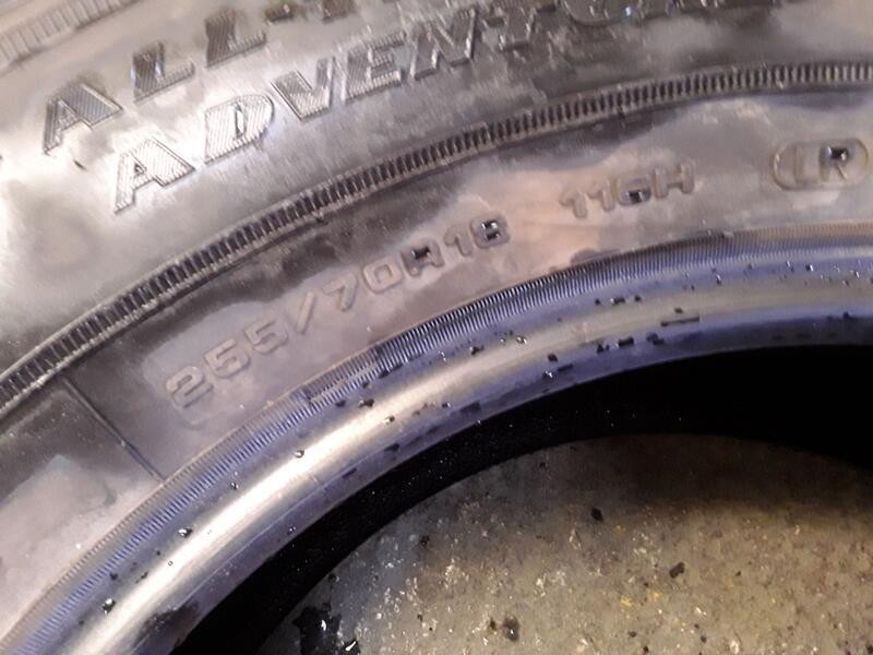 Recambio de neumatico pareja para neumaticos reutilizados - referencia OEM IAM 2557018116H GOODYEAR 2557018116H