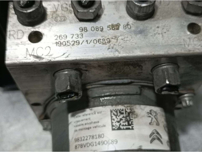 Recambio de abs para peugeot 308 allure referencia OEM IAM 9808958280 269733 