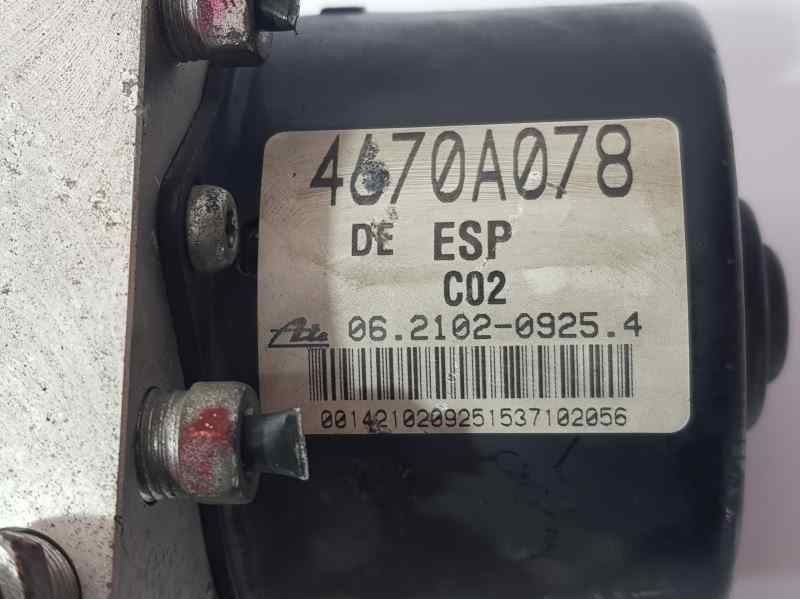 Recambio de abs para mitsubishi grandis (na0w) 2.0 di-d inform referencia OEM IAM 4670A078 06210209254 ATE
