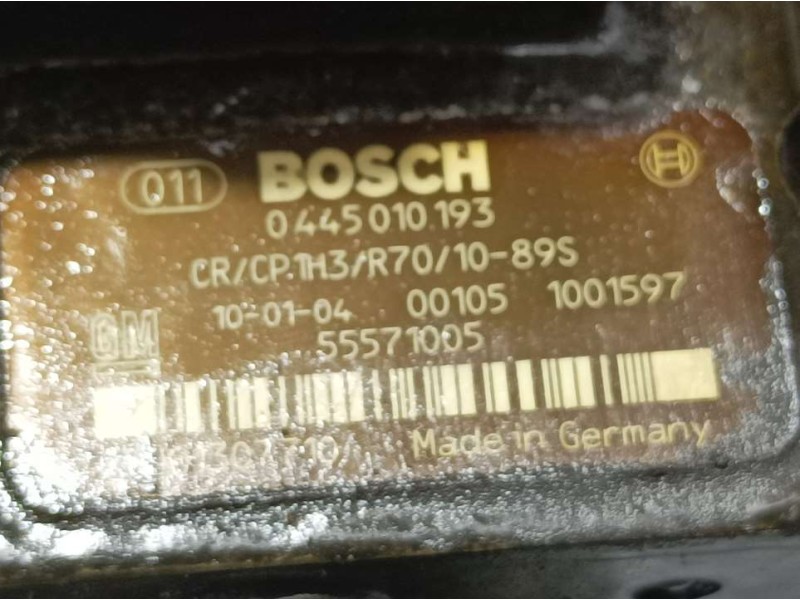 Recambio de bomba alta presion para opel insignia berlina 2.0 16v cdti referencia OEM IAM 55571005 0445010193 BOSCH