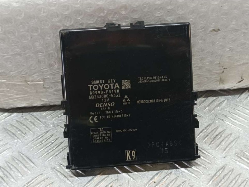 Recambio de modulo electronico para toyota c-hr hybrid advance referencia OEM IAM 89990F4190 2336005332 DENSO