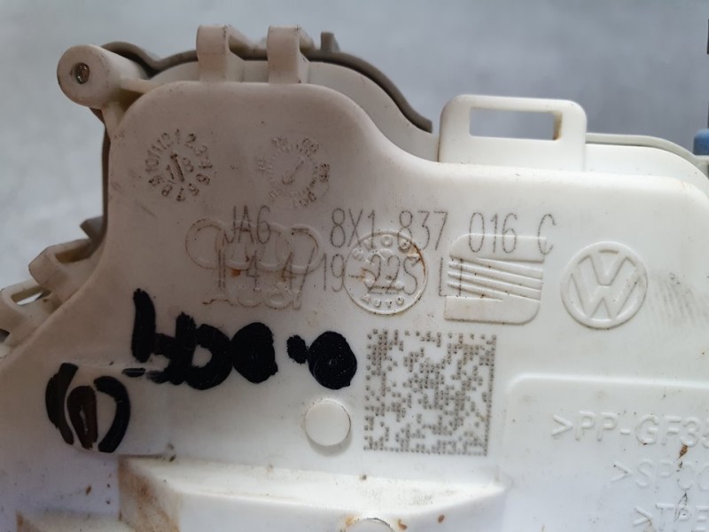 Recambio de cerradura puerta delantera derecha para audi q2 (gab) 30 tfsi design referencia OEM IAM 8X1837016C  5 PINES