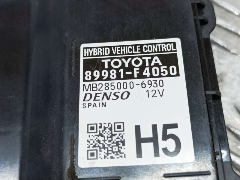 Recambio de modulo electronico para toyota c-hr hybrid advance referencia OEM IAM 89981F4050 2850006930 DENSO