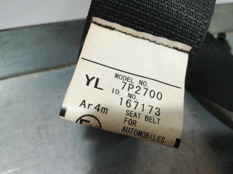 Recambio de cinturon seguridad trasero izquierdo para toyota yaris active hybrid referencia OEM IAM   