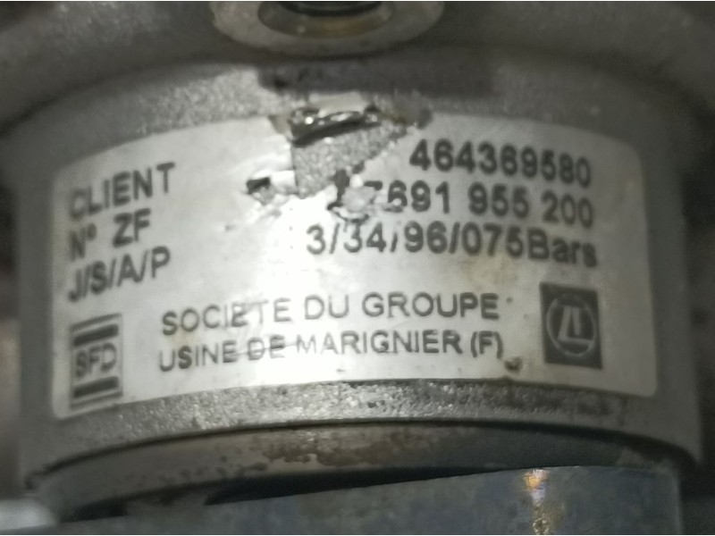 Recambio de bomba direccion para fiat marea berlina (185) td 75 sx referencia OEM IAM 464369580 7691955200 ZF