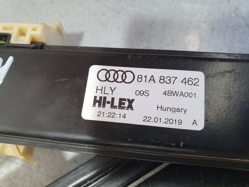 Recambio de elevalunas delantero derecho para audi q2 (gab) 30 tfsi design referencia OEM IAM 81A837462 4BWA001 HILEX ELECTRICO 