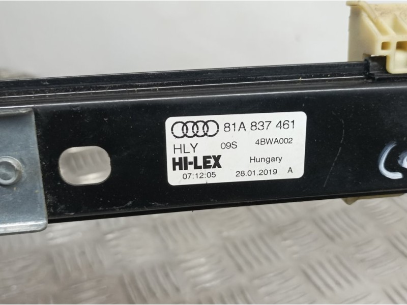 Recambio de elevalunas delantero izquierdo para audi q2 (gab) 30 tfsi design referencia OEM IAM 81A837461  HILEX ELECTRICO 2 PIN