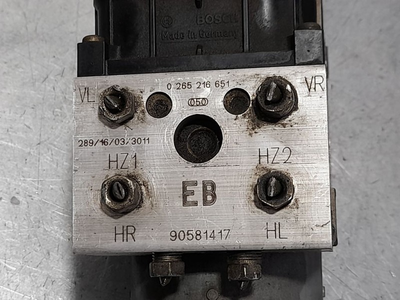 Recambio de abs para opel astra g berlina comfort referencia OEM IAM 90581417 0265216651 BOSCH