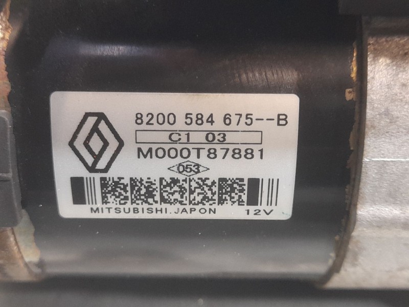 Recambio de motor arranque para nissan qashqai i (j10, nj10) 1.5 dci referencia OEM IAM 8200584675B C103 MITSUBISHI