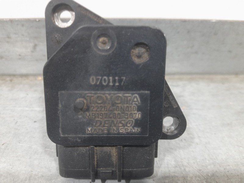 Recambio de caudalimetro para toyota corolla verso (zer_, zze12_, r1_) 2.2 d-4d (aur10_) referencia OEM IAM 222040N010 DENSO MB1