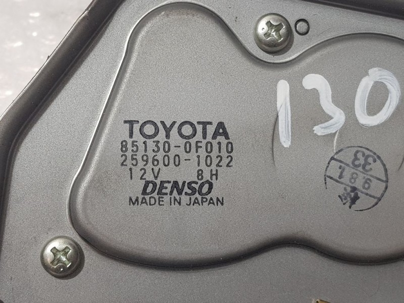 Recambio de motor limpia trasero para toyota corolla verso (r1) 2.2 d-4d luna referencia OEM IAM 851300F010 2596001022 DENSO 3 P