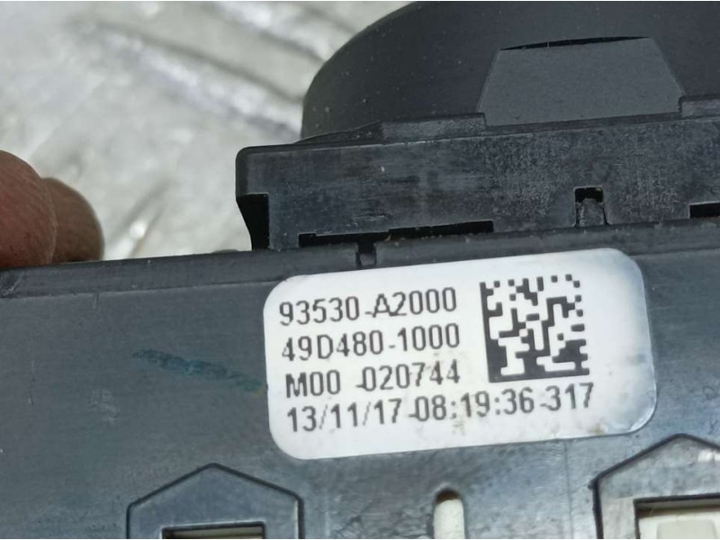 Recambio de mando retrovisor para kia ceed business referencia OEM IAM 93530A2000  