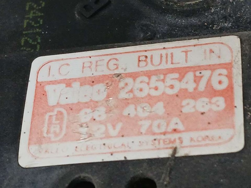 Recambio de alternador para daewoo kalos 1.2 se referencia OEM IAM 96404263 2655476 VALEO