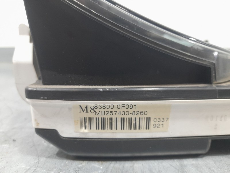 Recambio de cuadro instrumentos para toyota corolla verso (zer_, zze12_, r1_) 2.2 d-4d (aur10_) referencia OEM IAM 838000F091 DE