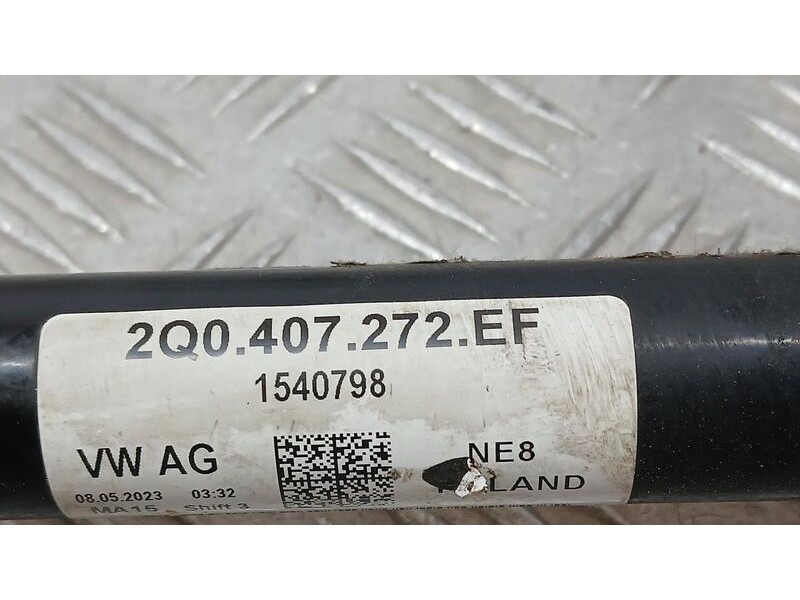 Recambio de transmision delantera derecha para seat ibiza (kj1) style go referencia OEM IAM 2Q2407272EF  