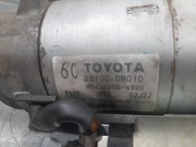 Recambio de motor arranque para toyota corolla verso (zer_, zze12_, r1_) 2.2 d-4d (aur10_) referencia OEM IAM 281000R010 DENSO M