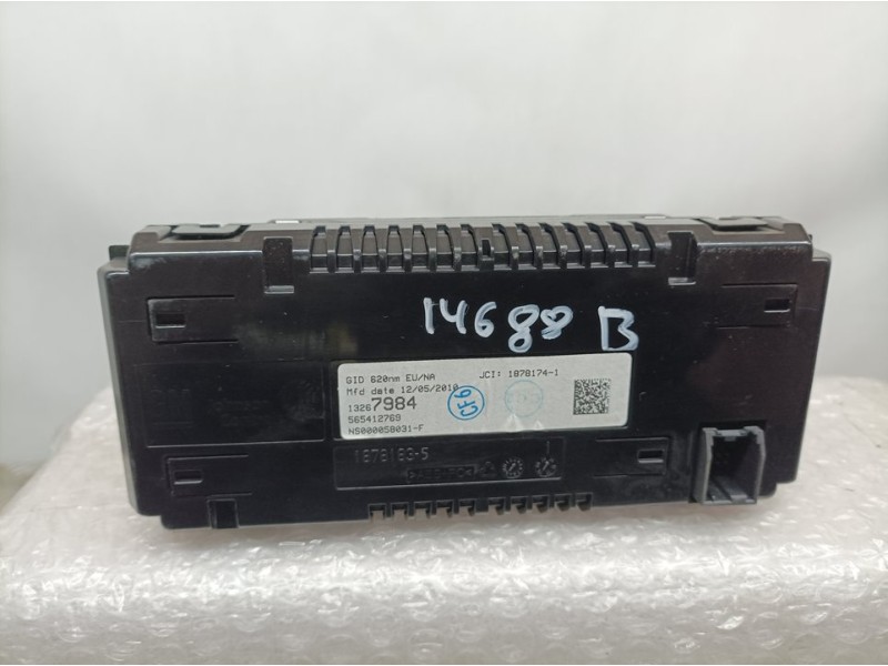 Recambio de pantalla multifuncion para opel astra j lim. cosmo referencia OEM IAM 13267984 565412769 