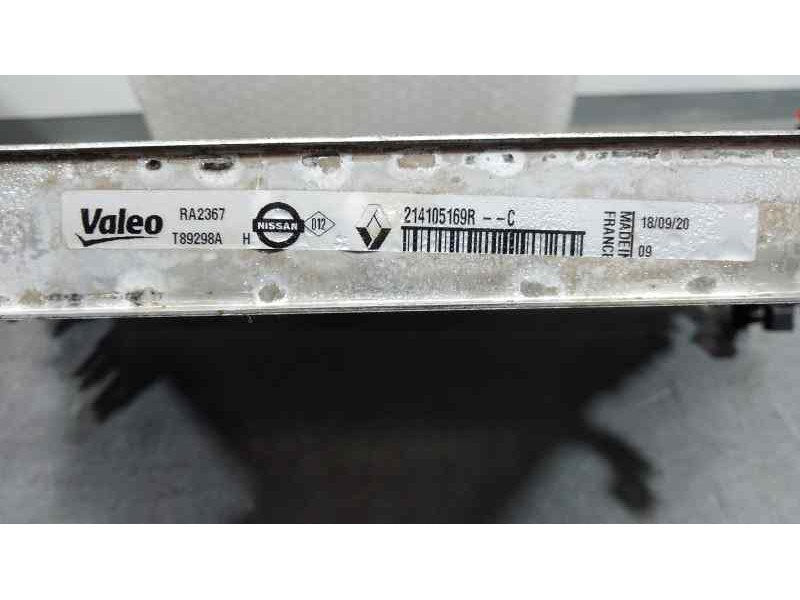 Recambio de radiador agua para renault megane iv zen referencia OEM IAM 214105169R T89298A VALEO