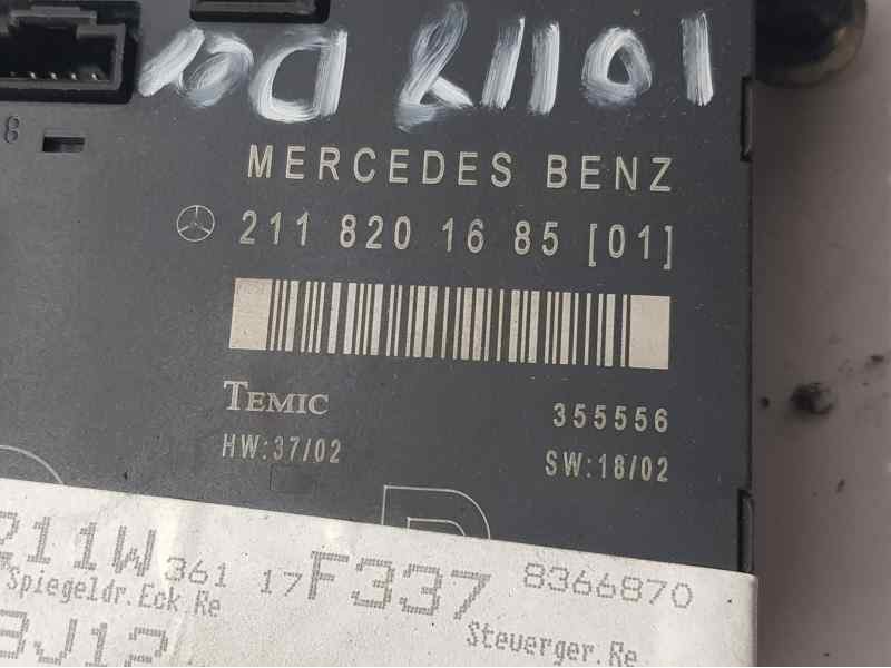 Recambio de modulo electronico para mercedes-benz clase e (w211) berlina e 320 cdi (211.026) referencia OEM IAM 211820168501 355