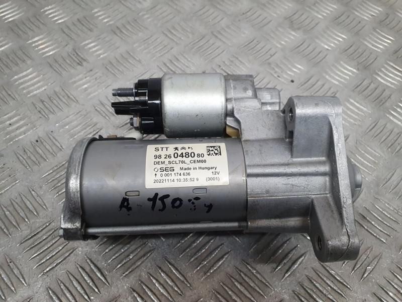 Recambio de motor arranque para peugeot boxer furgón 330 l1h1 pro bluehdi 120 start&stop referencia OEM IAM 9826048080 000117463