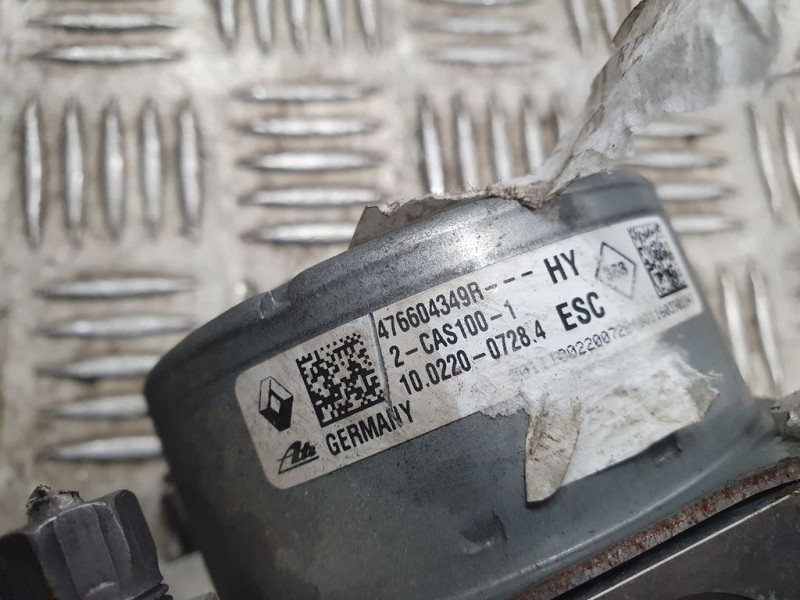 Recambio de abs para renault megane iv berlina 5p zen referencia OEM IAM 476604349R 10022007284 ATE