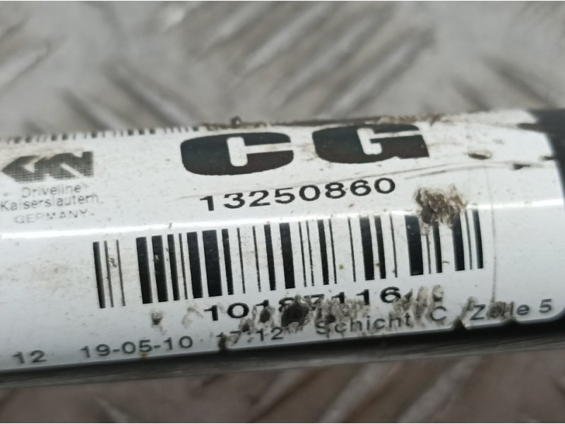 Recambio de transmision delantera izquierda para opel astra j lim. cosmo referencia OEM IAM 13250860  