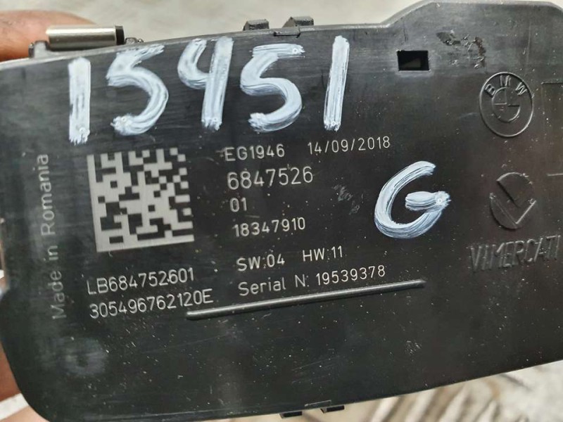 Recambio de mando luces para bmw serie 1 lim. (f20/f21) 116i referencia OEM IAM 6847526 19539378 18347910