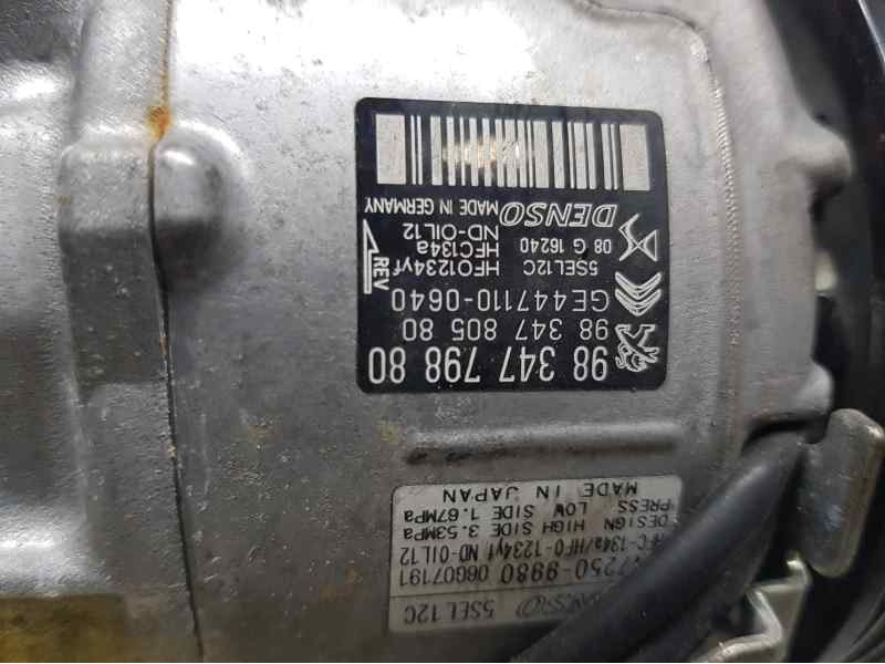 Recambio de compresor aire acondicionado para peugeot 2008 (p1) allure referencia OEM IAM 9834779880 5SEL12C DENSO