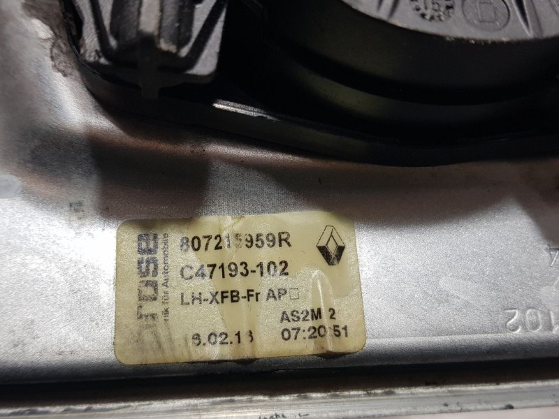 Recambio de elevalunas delantero izquierdo para renault megane iv berlina 5p zen referencia OEM IAM 80721559R C47193102 BROSE EL