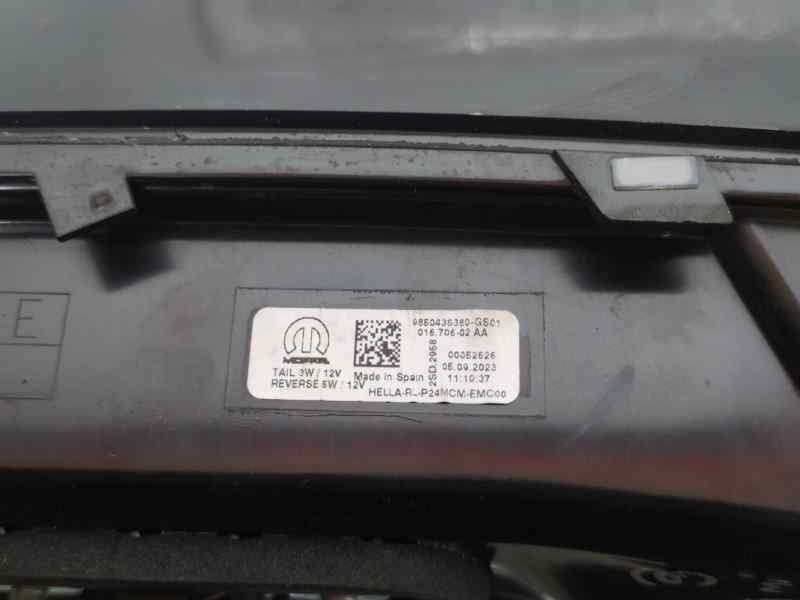 Recambio de piloto trasero derecho para peugeot 2008 (p1) allure referencia OEM IAM 9850438380  LED INTERIOR