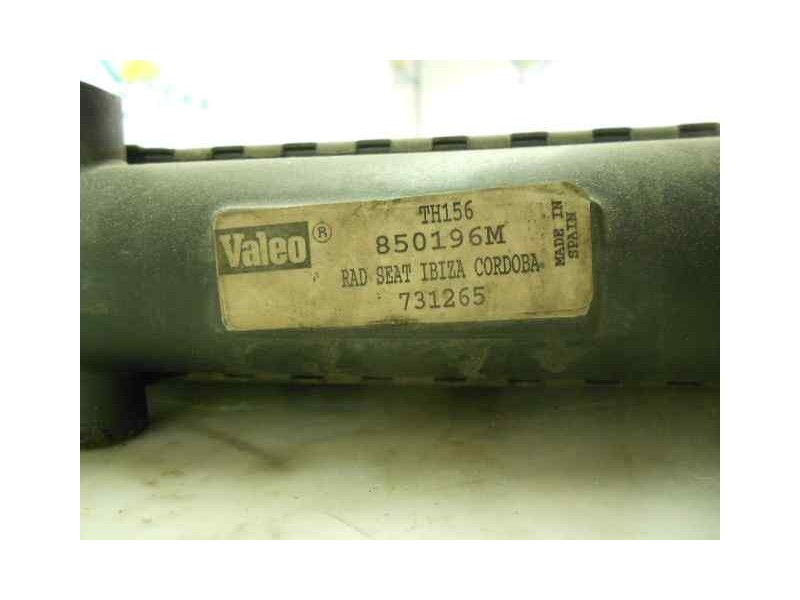 Recambio de radiador agua para seat ibiza (6k) cl referencia OEM IAM 850196M 731265 