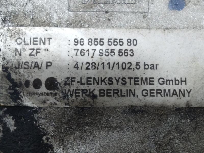 Recambio de bomba direccion para peugeot partner kasten l1 referencia OEM IAM 9685555580 7617955563 