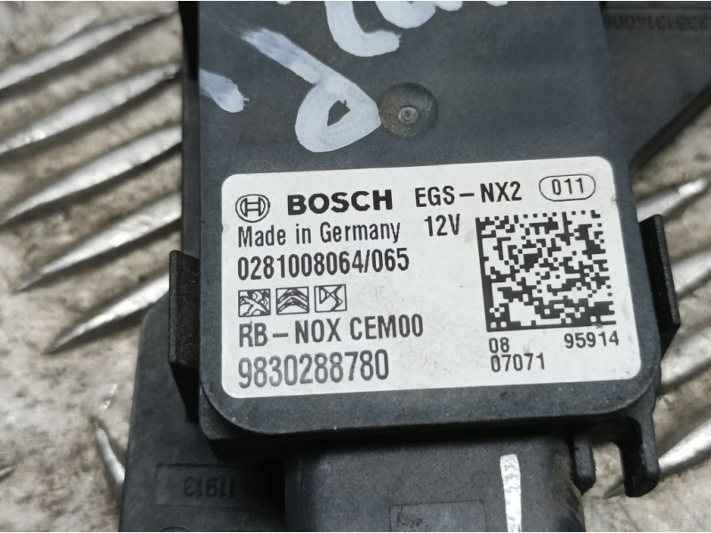 Recambio de sonda lambda para peugeot rifter gt line standard referencia OEM IAM 9830288780 0281008064065 BOSCH