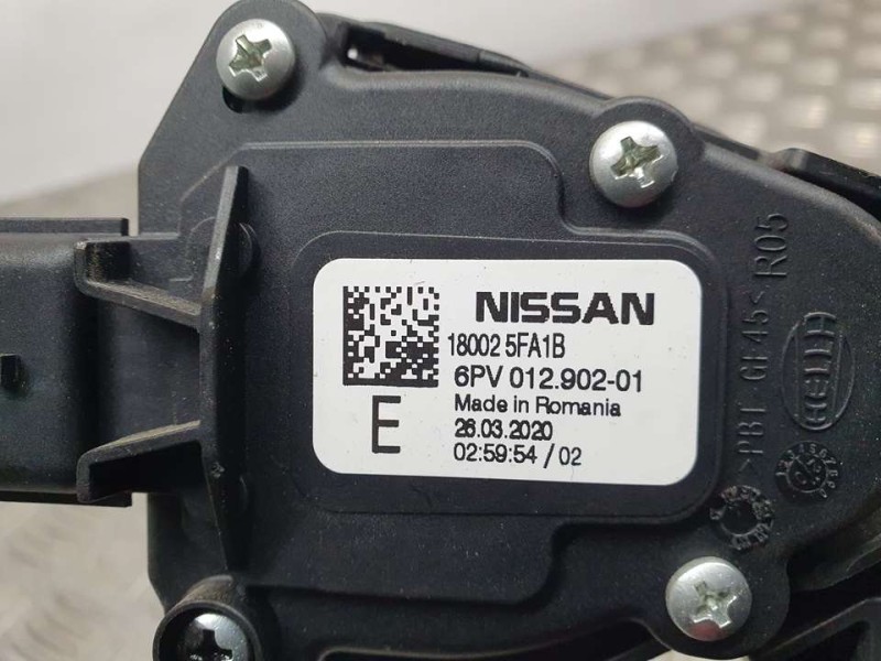 Recambio de potenciometro pedal para nissan micra v (k14) n-sport referencia OEM IAM 6PV01290201 180025FA1B 