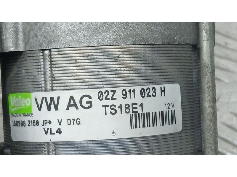 Recambio de motor arranque para volkswagen golf v berlina (1k1) igolf referencia OEM IAM 02Z911023H VALEO TS18E1