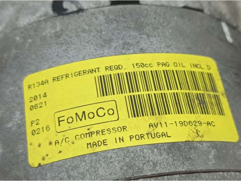 Recambio de compresor aire acondicionado para ford fiesta (ccn) trend referencia OEM IAM AV1119D629AC  