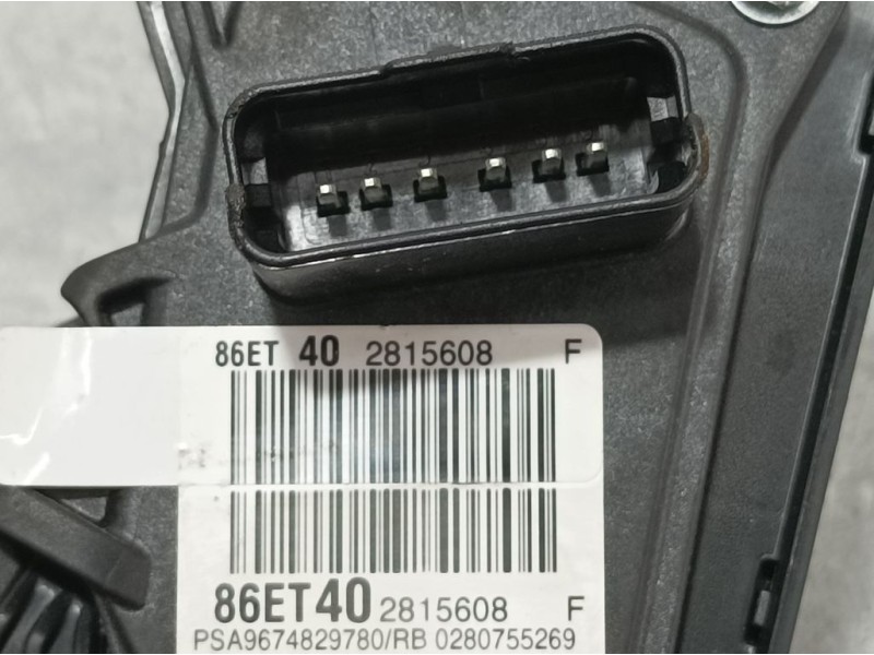 Recambio de potenciometro pedal para citroën jumpy furgon confort m referencia OEM IAM 9674829780 86ET402815608 