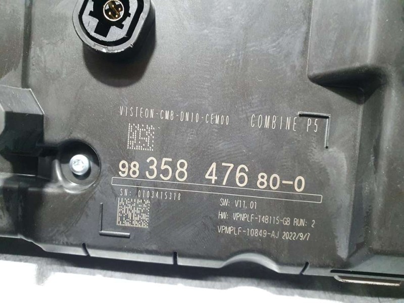 Recambio de cuadro instrumentos para peugeot 308 active pack bluehdi 130 s&s referencia OEM IAM 9835847680 VPNPLF14B115GB 