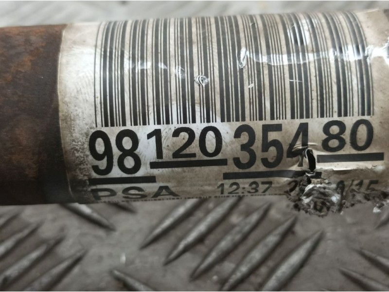 Recambio de transmision delantera derecha para citroën c-elysée exclusive referencia OEM IAM 9812035480  