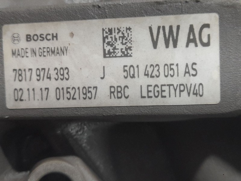 Recambio de cremallera direccion para audi a3 sportback (8va, 8vf) 1.6 tdi referencia OEM IAM 5Q0909144T  