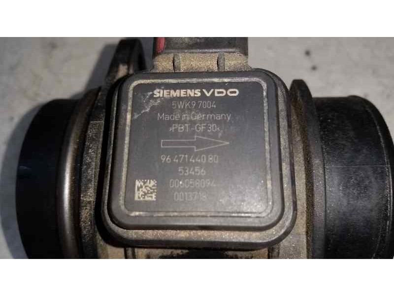 Recambio de caudalimetro para peugeot bipper tepee basis referencia OEM IAM 5WK97004 9647144080 SIEMENS VDO