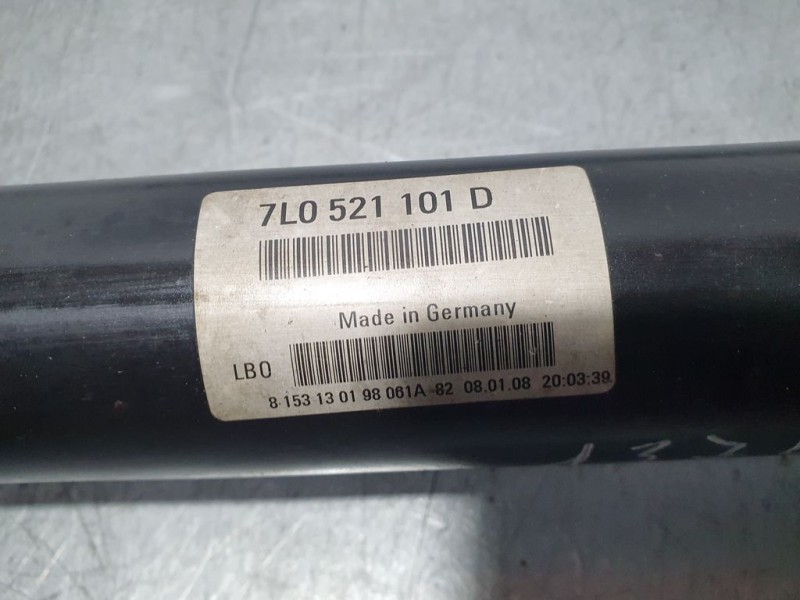 Recambio de transmision central para audi q7 (4l) 4.2 fsi referencia OEM IAM 7L0521101D  DELANTERA