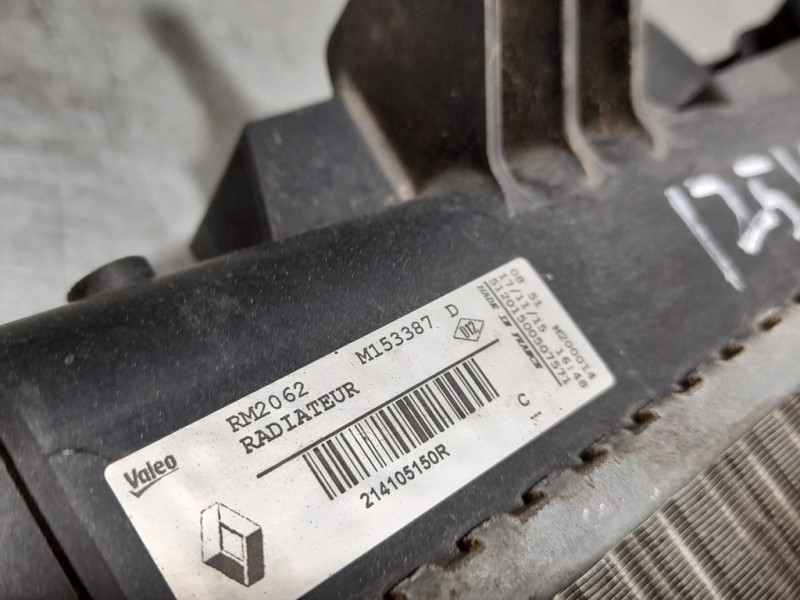 Recambio de radiador agua para renault scenic iii dynamique referencia OEM IAM 214105150R  