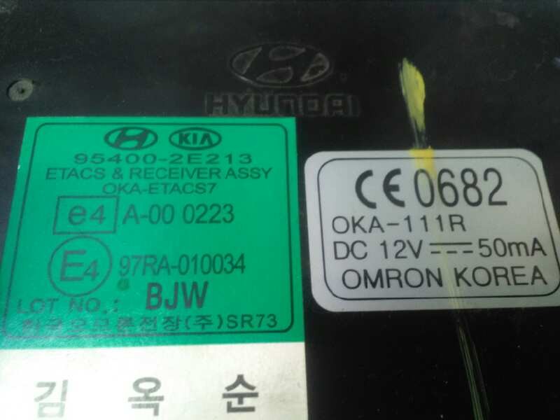 Recambio de centralita cierre para hyundai tucson (jm) 2.0 crdi comfort referencia OEM IAM 954002E213 97RA010034 