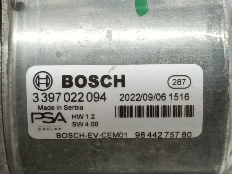 Recambio de motor limpia delantero para peugeot 308 active pack bluehdi 130 s&s referencia OEM IAM 9844275780 3397022094 BOSCH