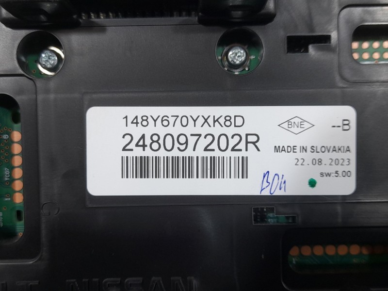 Recambio de cuadro instrumentos para renault kangoo iii furgoneta/monovolumen e-tech electric referencia OEM IAM 248097202R  