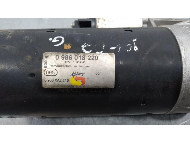 Recambio de motor arranque para ford escort berl./turnier ghia berlina referencia OEM IAM 0986018220  Bosch