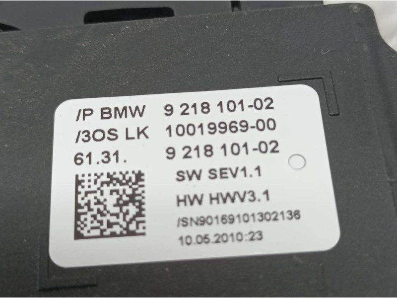 Recambio de palanca cambio para bmw serie 5 lim. (f10) 523i referencia OEM IAM 921810102 10019969 AUTOMATICA