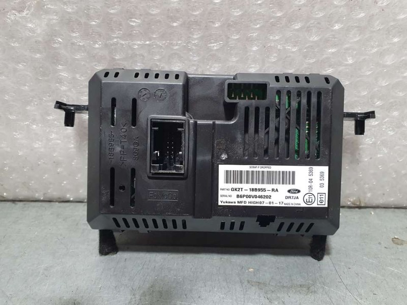 Recambio de pantalla multifuncion para ford ka+ ultimate referencia OEM IAM GK2T18B955RA B6P00V046202 