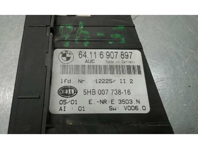 Recambio de mando climatizador para bmw serie 3 berlina (e46) 2.0 16v diesel cat referencia OEM IAM 5HB00773816 64116907897 